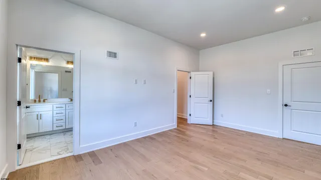 wooden floor in an empty room