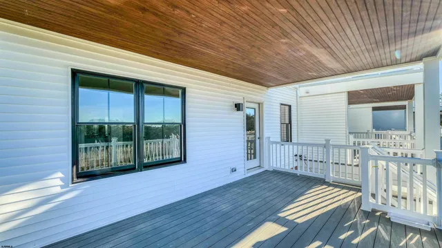 a view of a house with wooden floor