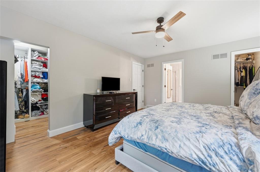 167 Wellington Road Aliquippa, PA 15001 - Photo 31 of 49 Relax at the end of your day in this dreamy primary bedroom with 2 spacious walk-in closets.