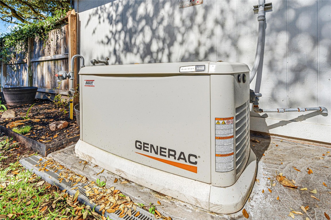 7906 Duncansby Vale Road Houston, TX 77095 - Photo 43 of 48 Whole-home generator provides added peace of mind and everyday comfort.