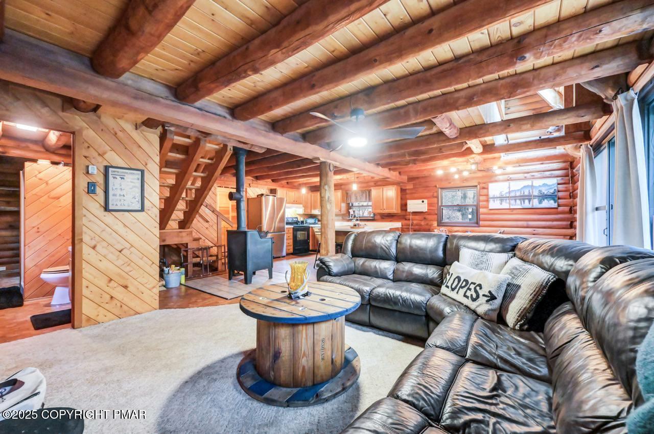 185 Whispering Pine Road Kunkletown, PA 18058 - Photo 12 of 65 a outdoor living space with furniture and a couch