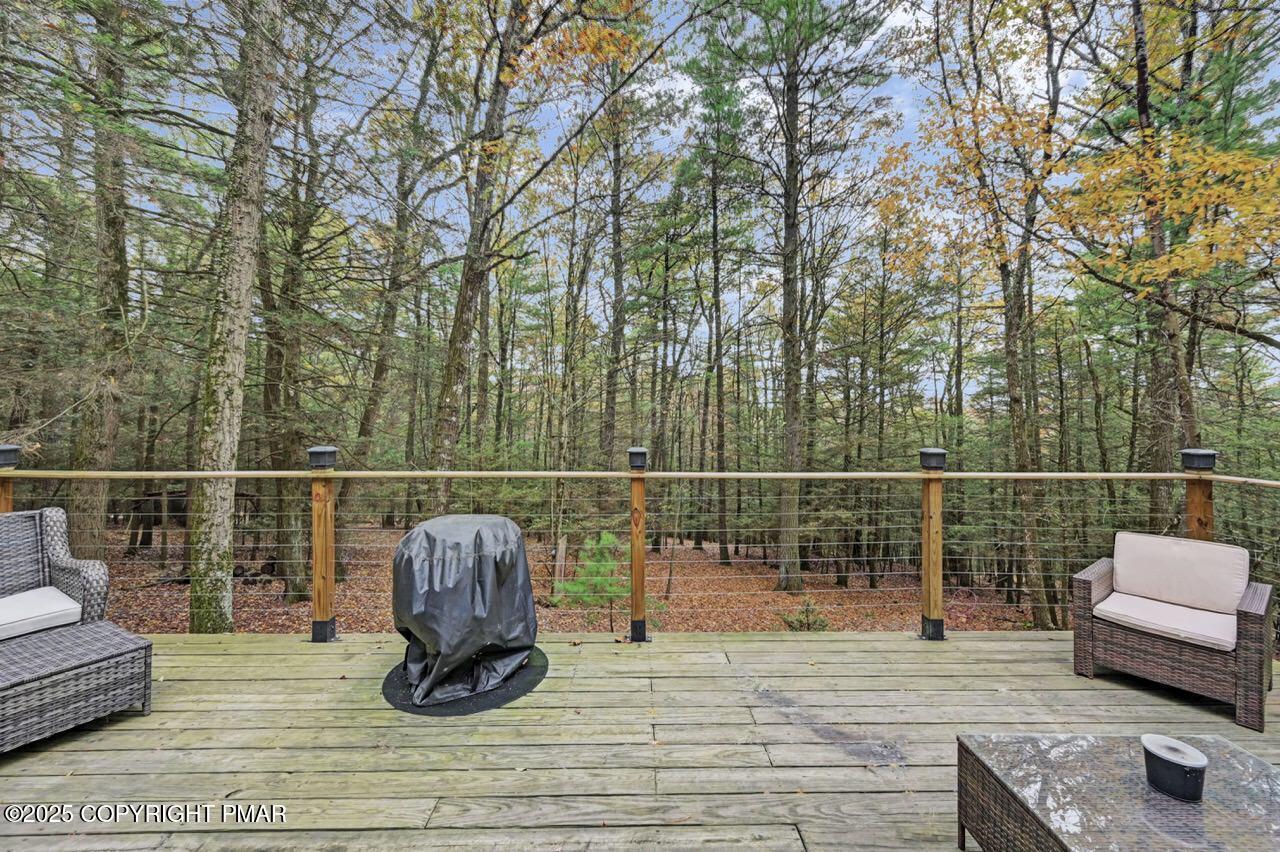 185 Whispering Pine Road Kunkletown, PA 18058 - Photo 51 of 65 a view of roof deck with seating space