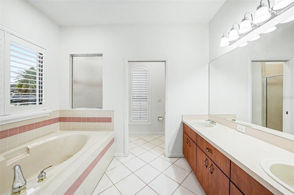 19216 Ridgelake Drive Lutz, FL 33549 - Photo 9 of 31 a spacious bathroom with a tub sink and mirror