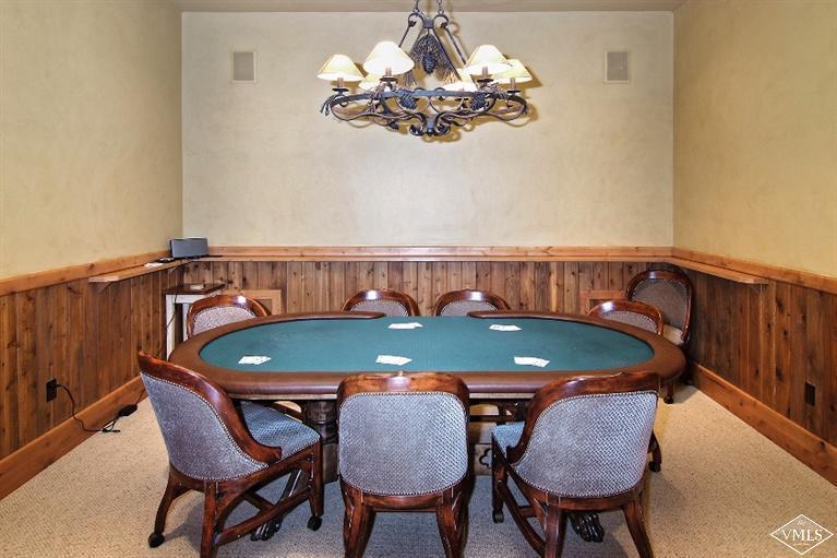 308 Bearden Road Edwards, CO 81632 - Photo 14 of 23 a view of a dining room with furniture and chandelier