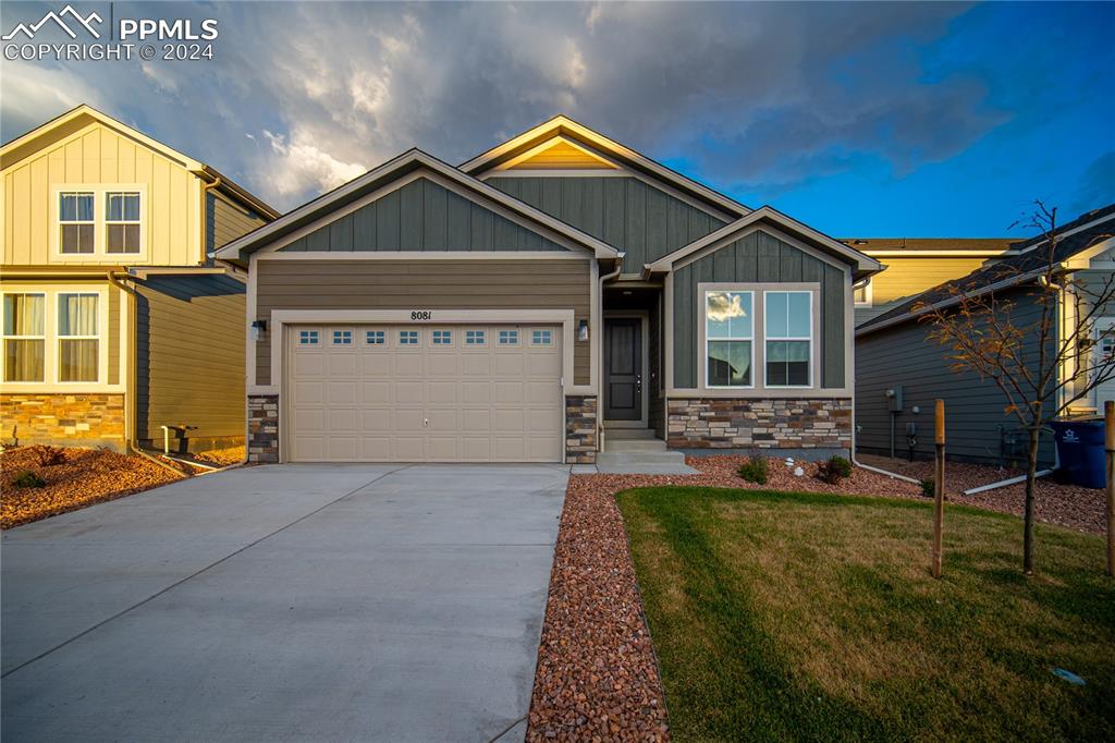 8093 Yellowleaf Place Colorado Springs, CO 80908 - Photo 2 of 23 a view of house with backyard