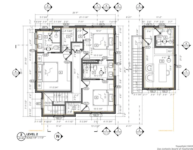 a picture of a wall with a mirror