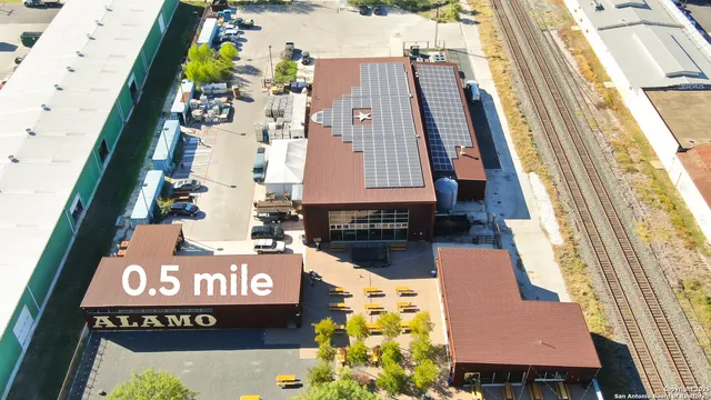 a view of street sign