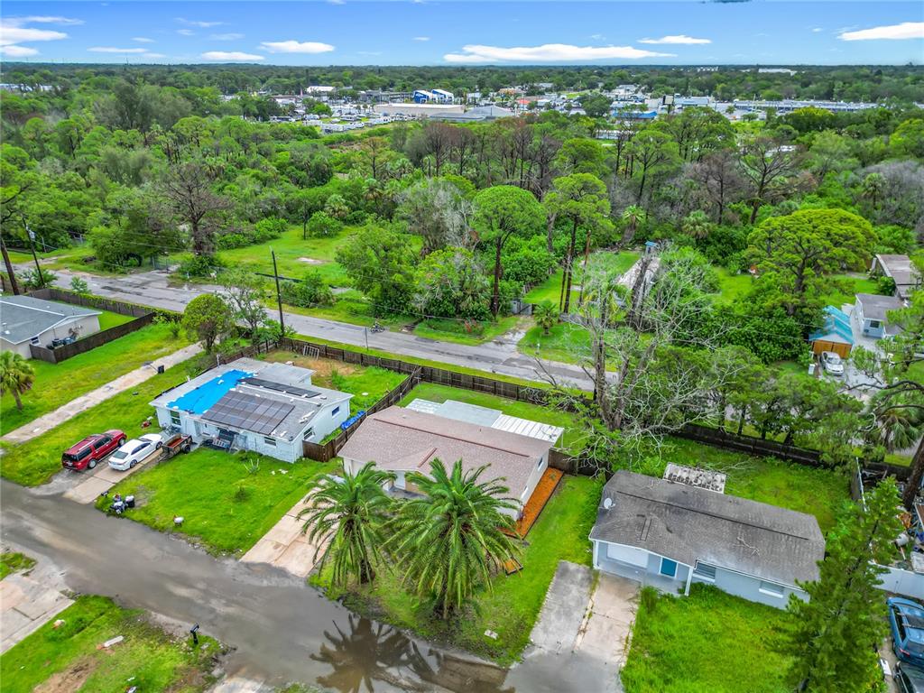 6632 Sierra Terrace New Port Richey, FL 34652 - Photo 49 of 49 an aerial view of a house with a garden