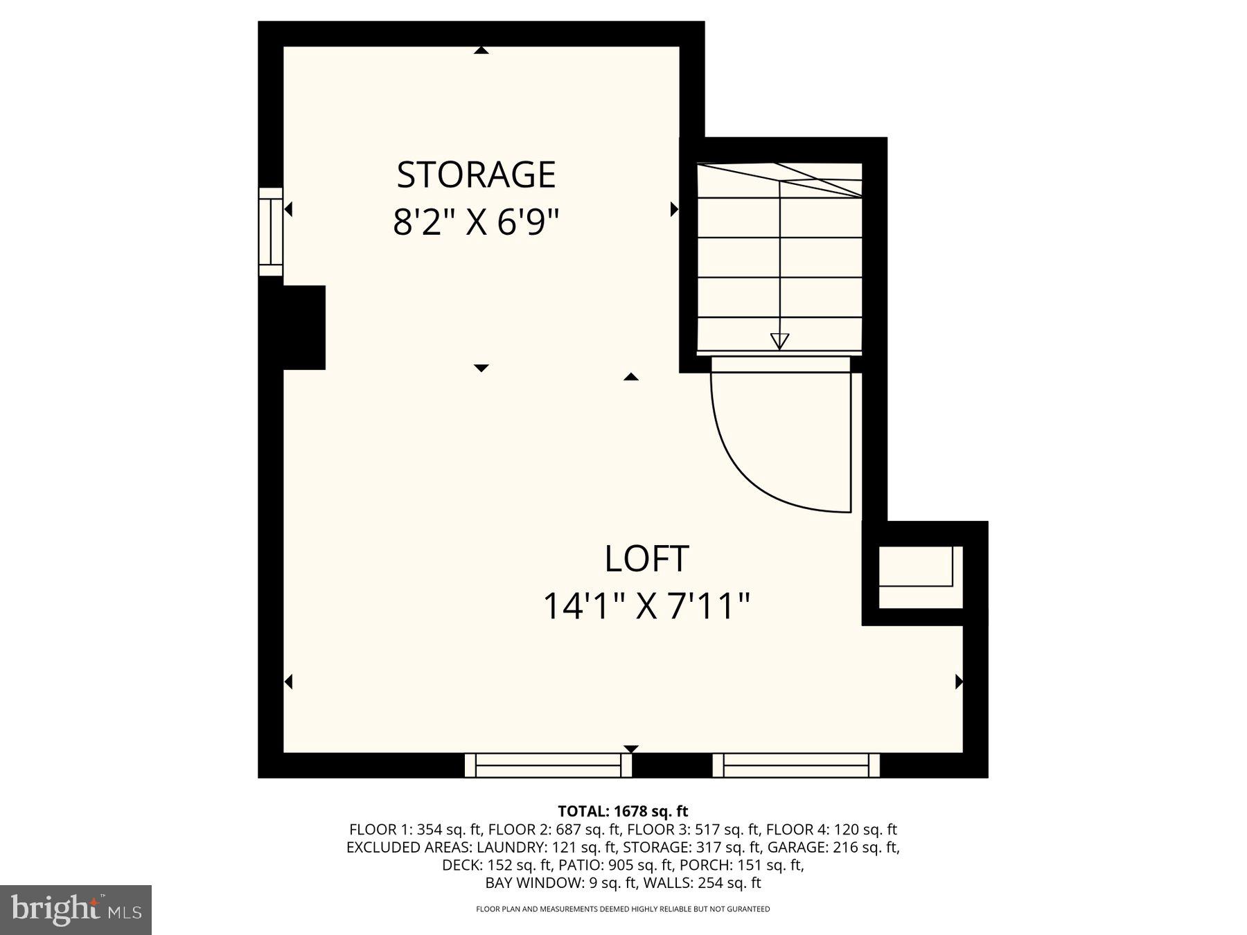 530 Rita Drive Odenton, MD 21113 - Photo 40 of 42 Loft Floorplan