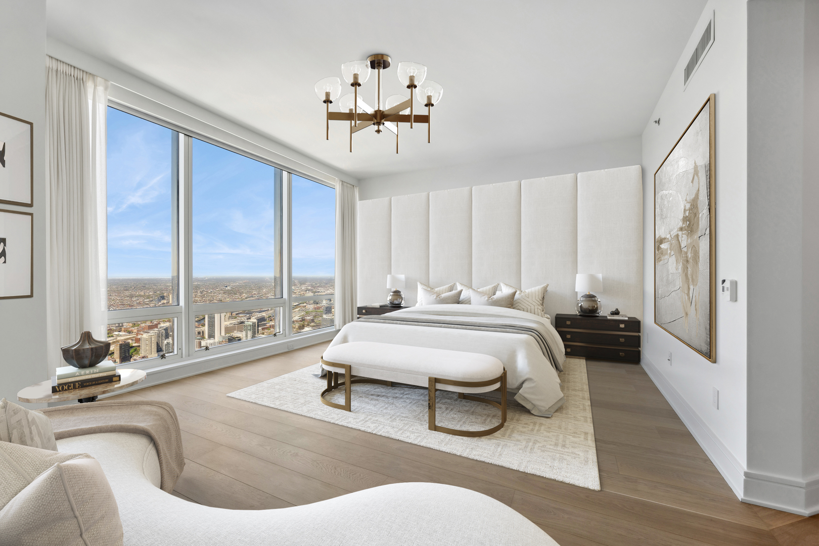 401 North Wabash Avenue, Unit 69E Chicago, IL 60611 - Photo 19 of 62 a living room with furniture