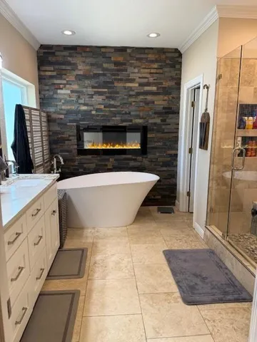 a view of living room with cabinets