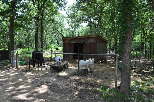 a view of an outdoor space with a patio