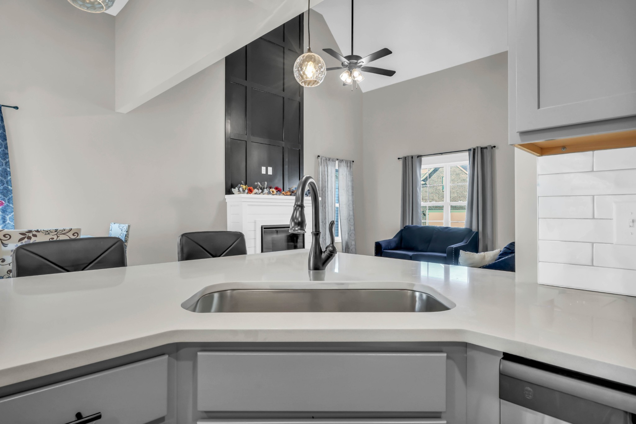 834 Limestone Way Clarksville, TN 37043 - Photo 13 of 26 a kitchen with a sink a counter top space and stainless steel appliances