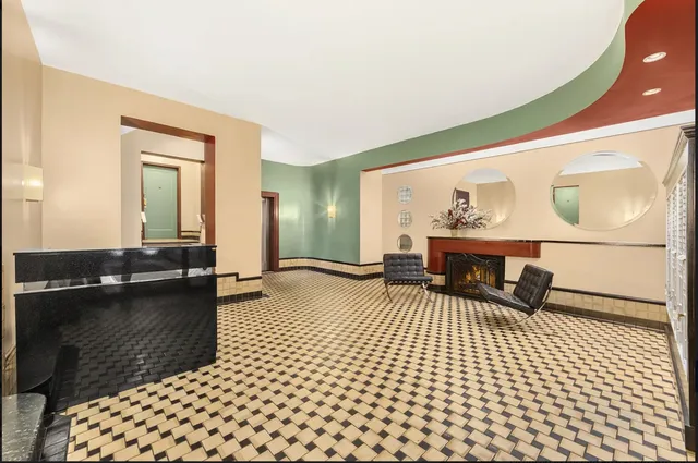 a living room with a couch