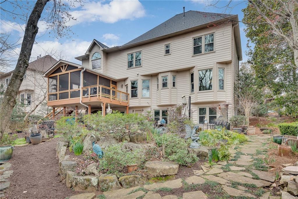 520 Fawn Run Alpharetta, GA 30005 - Photo 61 of 65 a front view of a house with a yard