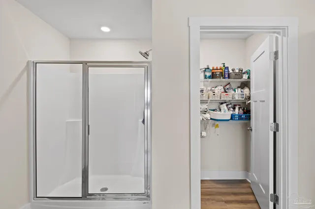 a view of walk in closet