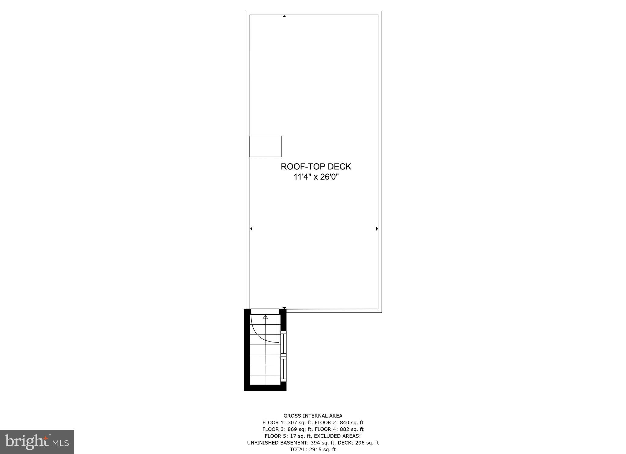 828 William Street Baltimore, MD 21230 - Photo 44 of 59 Roof deck