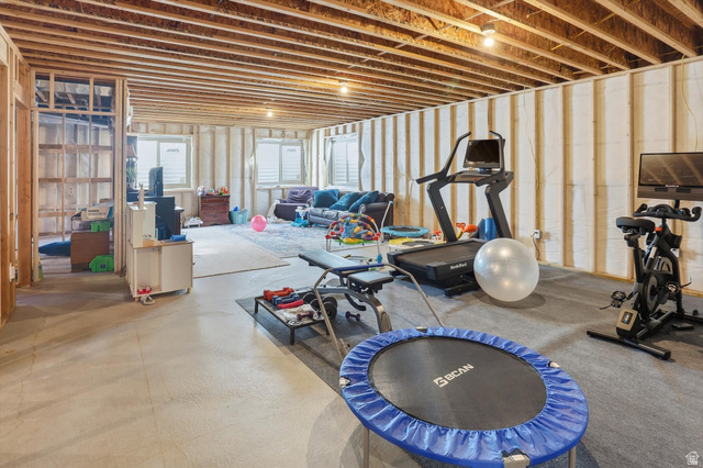 534 East Fish Hatchery Road Mantua, UT 84324 - Photo 55 of 87 Exercise area with concrete flooring