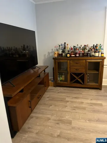 a terrace with a stove