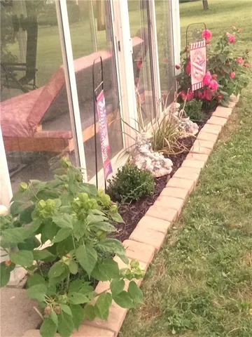 a view of front door