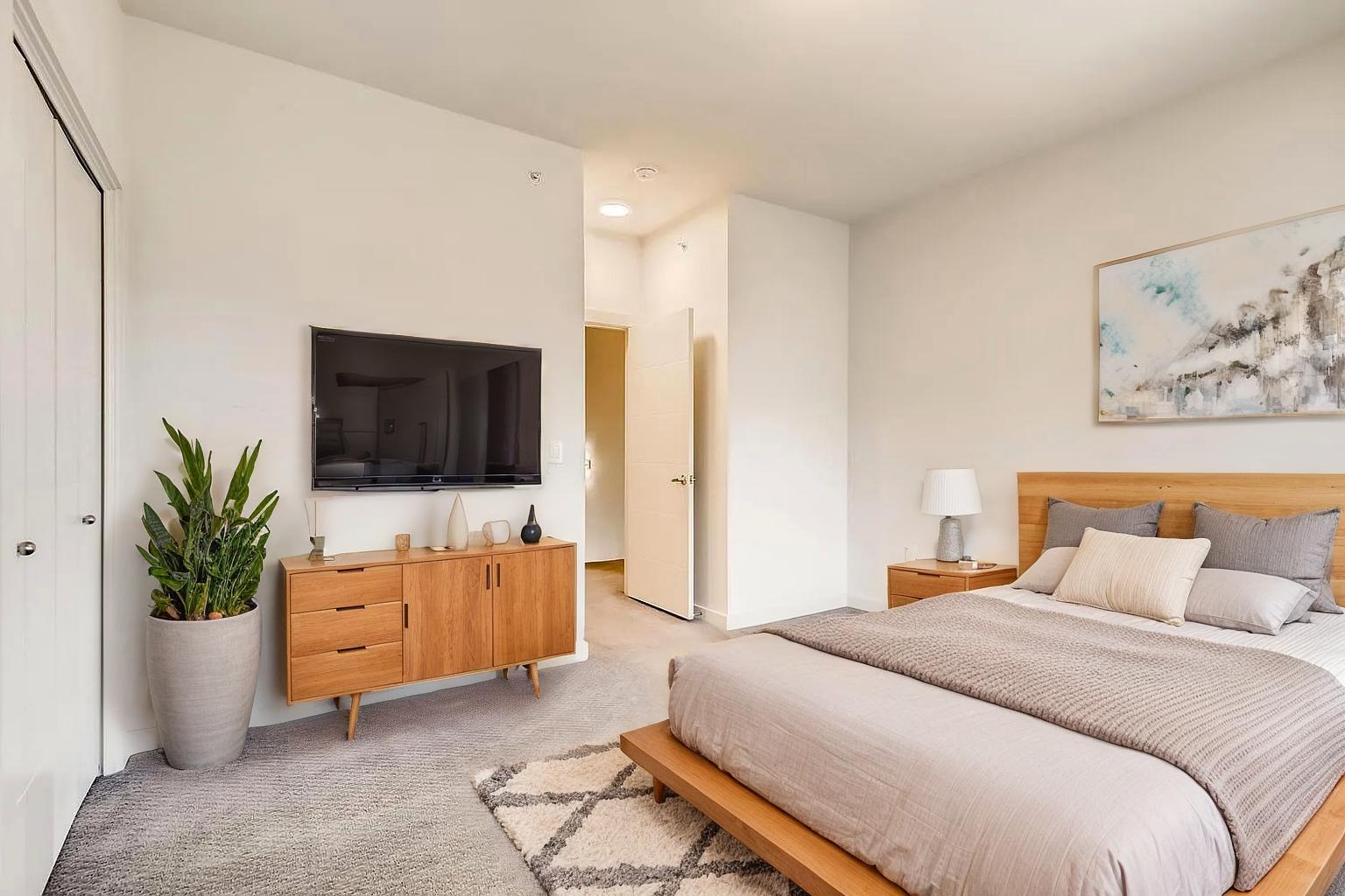 7805 Cooper Lane, Unit 206 Austin, TX 78745 - Photo 6 of 13 Bedroom #1 - Virtually staged