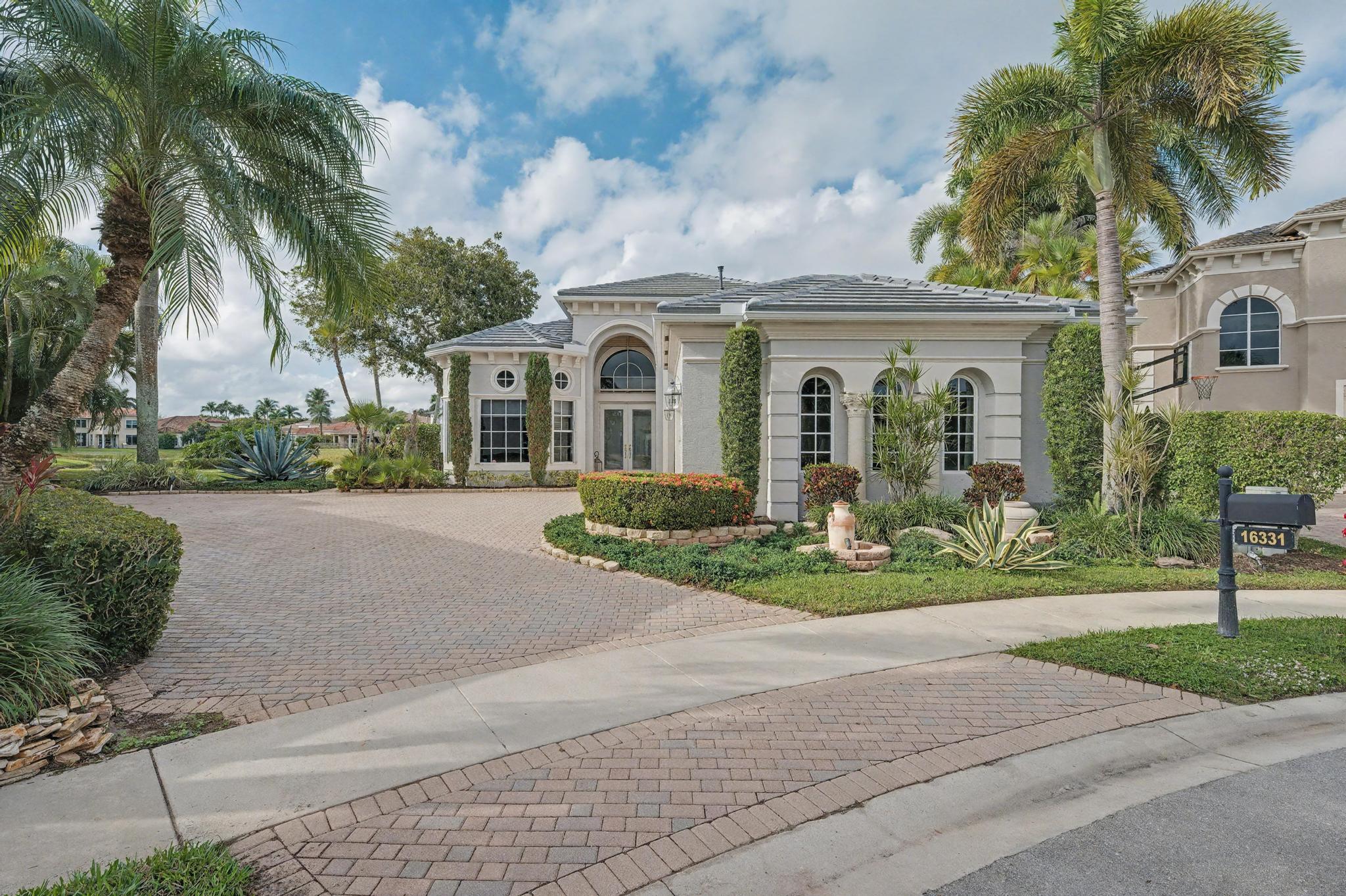 16331 Castello Court Delray Beach, FL 33484 - Photo 3 of 38 extra long driveway