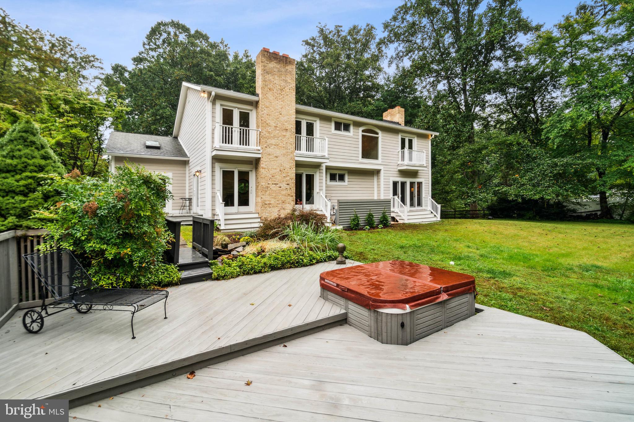 3238 Fox Mill Road Oakton, VA 22124 - Photo 31 of 41 Tiered Deck and Hot Tub