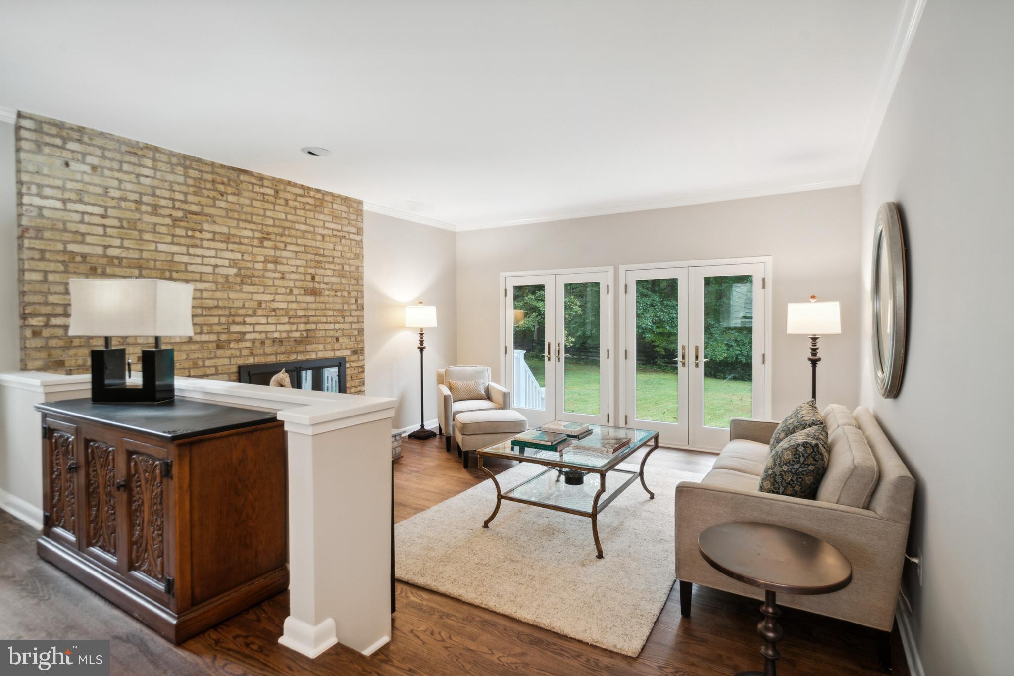 3238 Fox Mill Road Oakton, VA 22124 - Photo 5 of 41 Living Room with Double French Doors