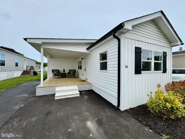 a view of a house with a large space