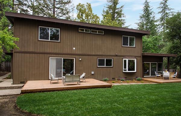 849 Allardice Way Stanford, CA 94305 - Photo 13 of 28 a front view of house with yard and outdoor seating