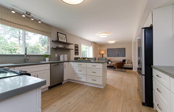849 Allardice Way Stanford, CA 94305 - Photo 8 of 28 a kitchen with sink cabinets and window