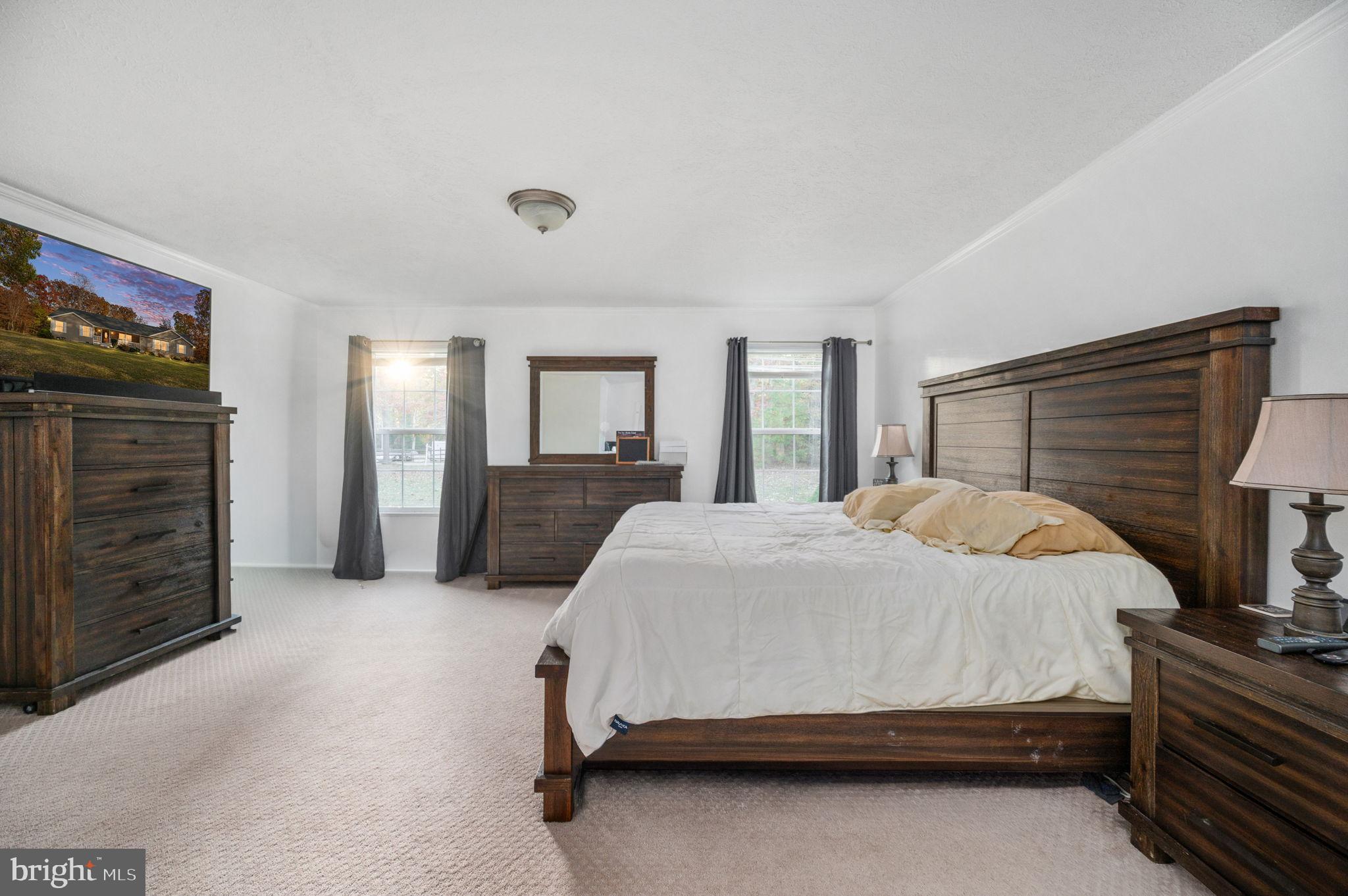 10325 Mill Pond Road Spotsylvania, VA 22551 - Photo 15 of 43 a bedroom with a bed and a fireplace