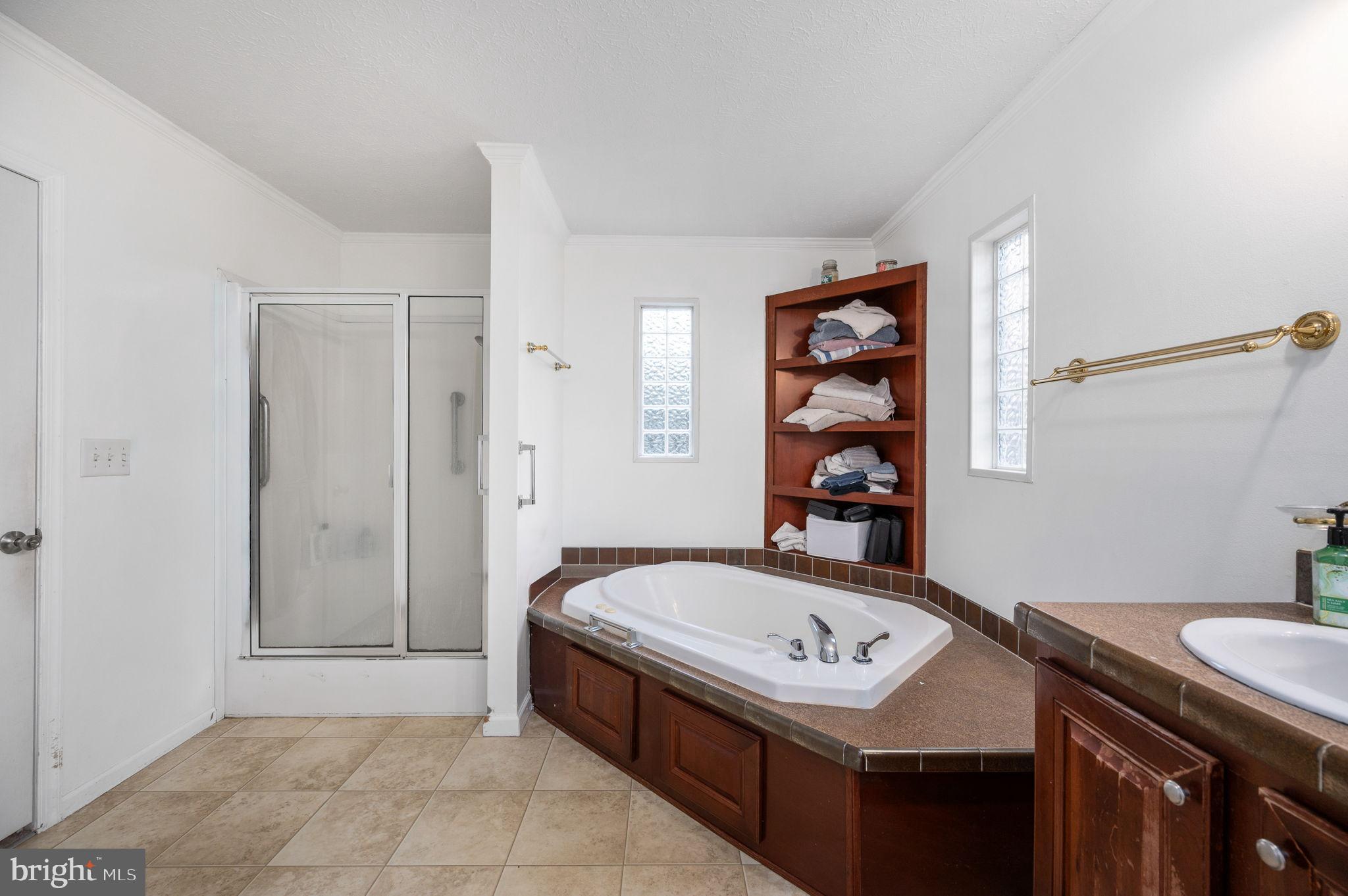 10325 Mill Pond Road Spotsylvania, VA 22551 - Photo 17 of 43 a bathroom with a bath tub and a sink