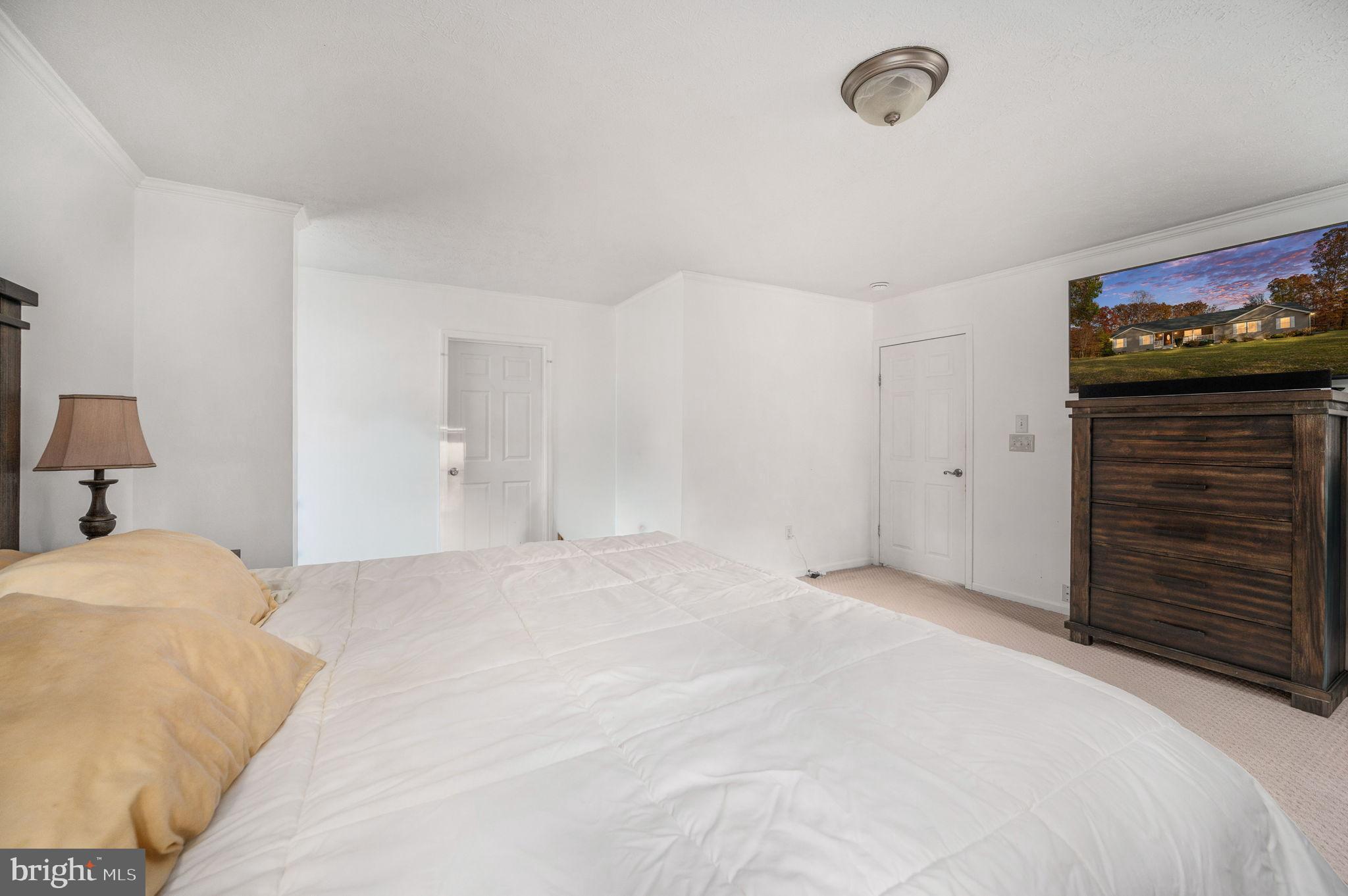 10325 Mill Pond Road Spotsylvania, VA 22551 - Photo 18 of 43 a bedroom with a bed and a mirror