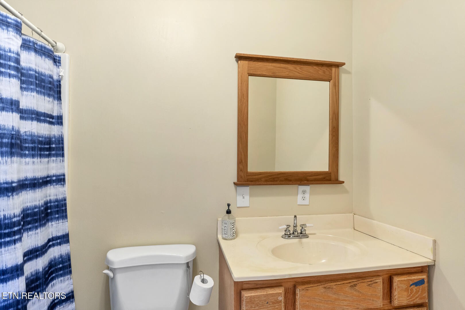 1565 Ellejoy Road Seymour, TN 37865 - Photo 18 of 27 a bathroom with a sink a toilet and mirror