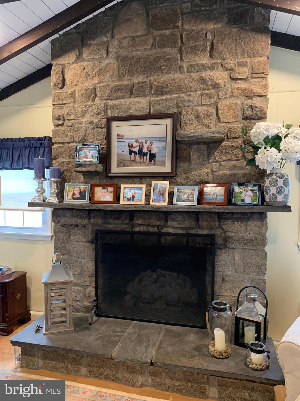 336 Hawarden Road Springfield, PA 19064 - Photo 31 of 65 Stone Fireplace