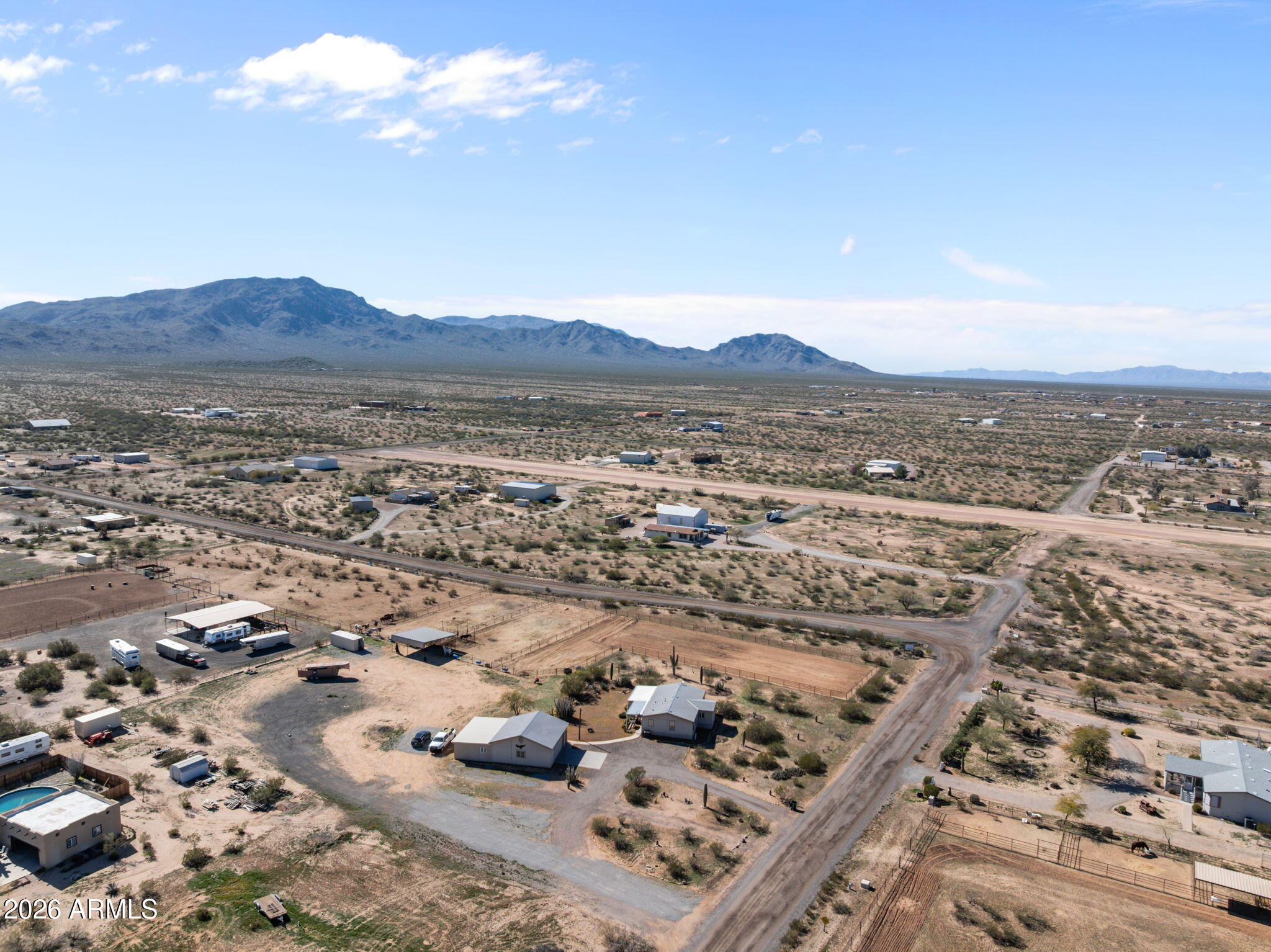 51539 West Donald Road Aguila, AZ 85320 - Photo 3 of 43 an aerial view of multiple house