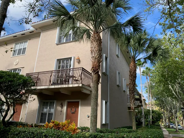a front view of a house with balcony