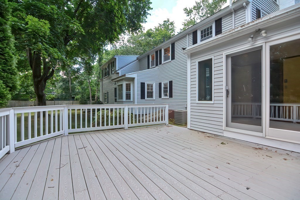 38 Hidden Road Andover, MA 01810 - Photo 13 of 31 a view of a wooden deck