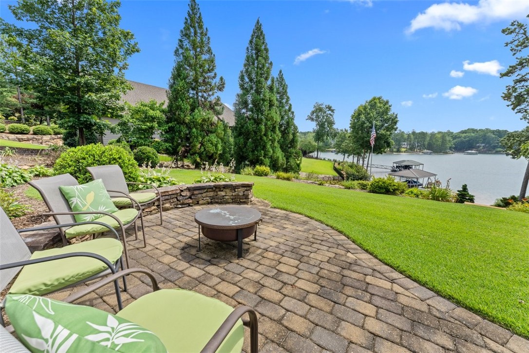 357 Stardust Lane Seneca, SC 29672 - Photo 37 of 40 Outside seating on patio off lower level