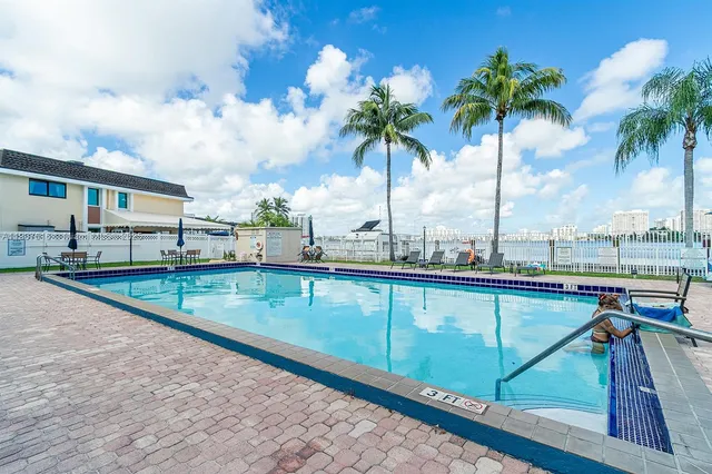 a view of swimming pool with a terrace