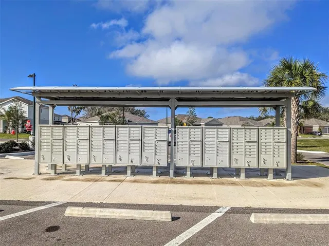 front view of a house with a outdoor space