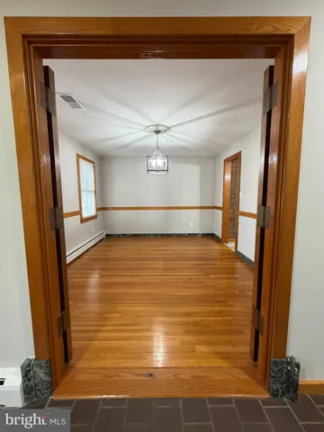 a view of empty room