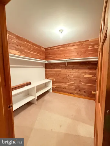 a view of closet area