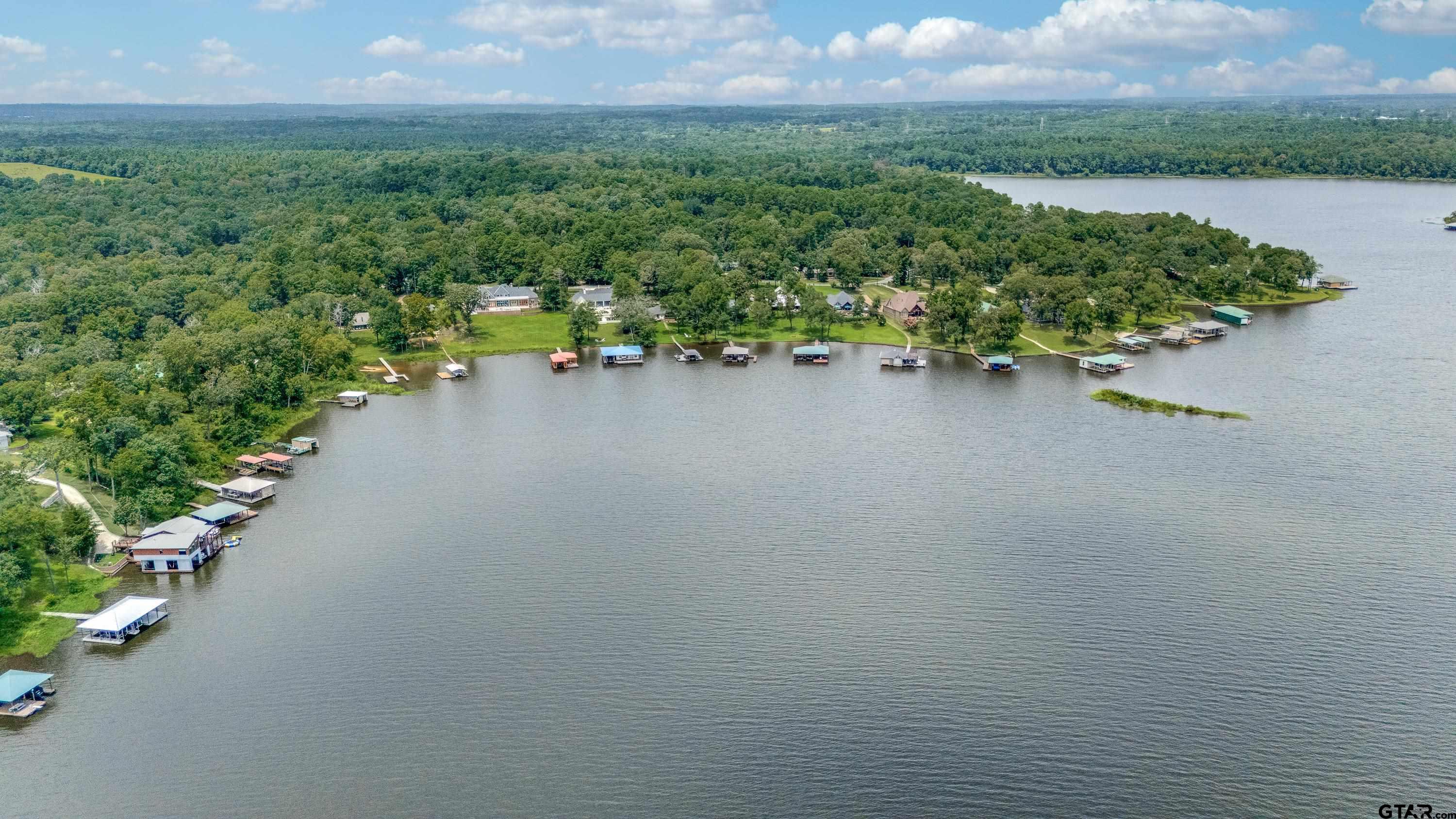 16822 Perry Street Tyler, TX 75707 - Photo 44 of 45 an aerial view of a house with a yard and lake view