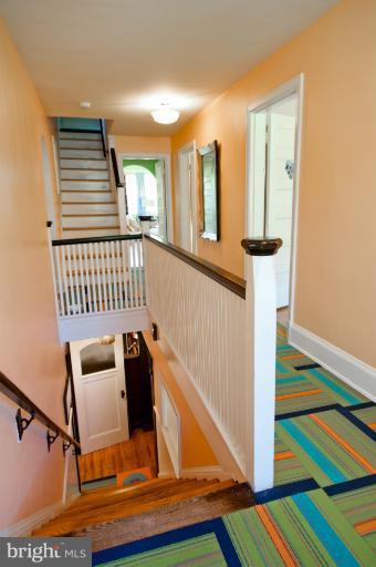 8 St Johns Road Baltimore, MD 21210 - Photo 14 of 18 a view of staircase with furniture and a window