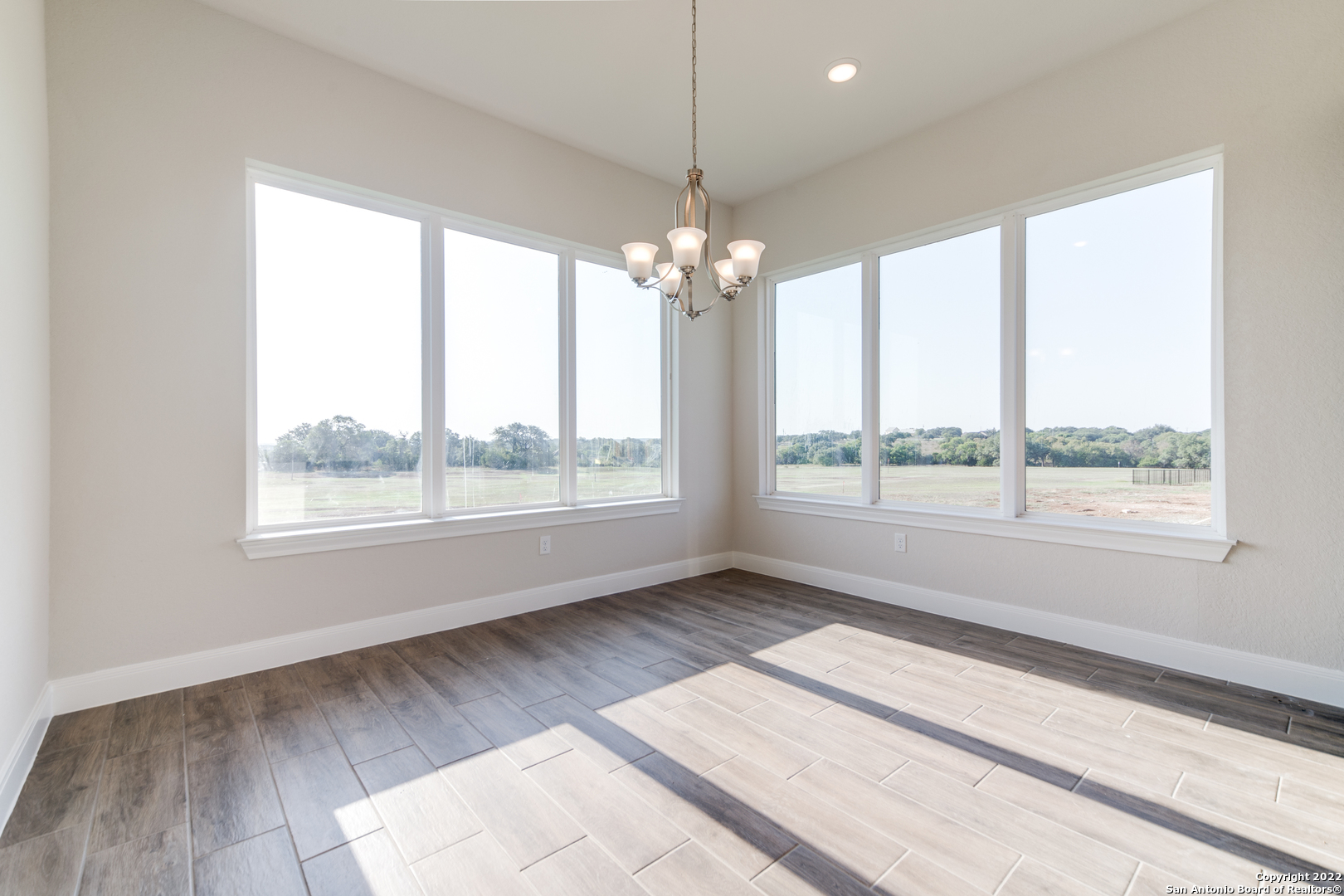 238 Peter Kleid Loop Blanco, TX 78606 - Photo 8 of 25 a view of a room window and wooden floor