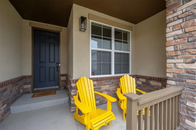 a view of front door