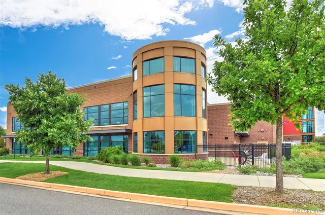 a front view of house with a garden