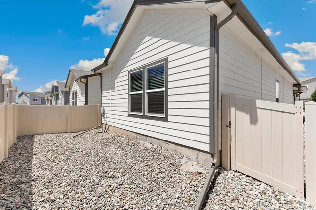 a view of a house with a window